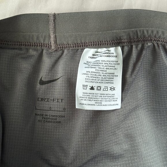 Nike Dri-Fit Shorts, Grey - Picture 3 of 3